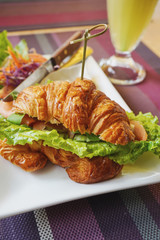 Morning croissant