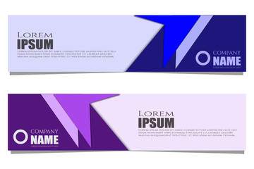 Obraz premium collection of modern abstract banners. Modern design templates for web, landing pages, backgrounds, vector elements