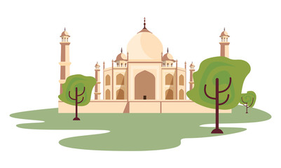 india independence day flat design