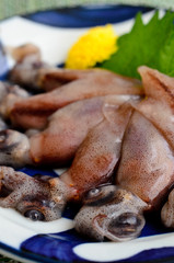 ホタルイカの刺身