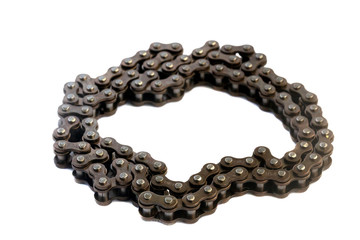 Chain Motor Isolated On White background