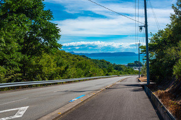Slope leading to the sea