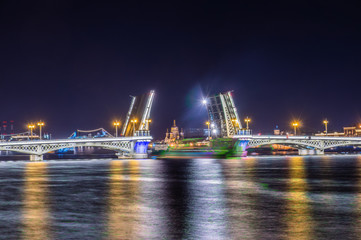 The bridge at Saint Peterburg
