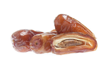 Dates palm isolated on white background