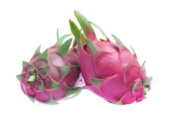 Dragon fruit isolated on white background