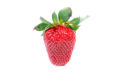 strawberry isolated on white