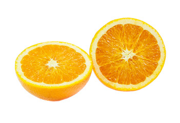 Fototapeta premium Orange fruit isolated on white background