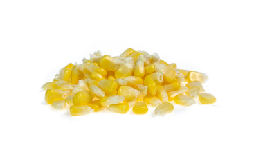 Fototapeta premium An ear of corn isolated on a white background