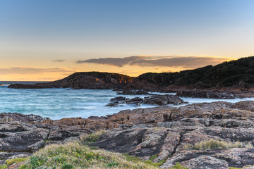 Fototapeta premium Wild and Windy Rugged Seascape