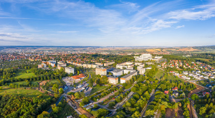 Obraz premium Luftbild Nordhausen im Harz