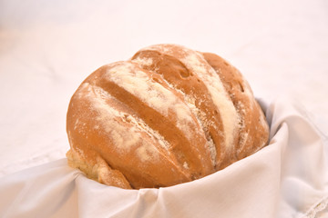 Pan casero horneado