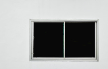 Window and frame isolated with background.