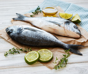 Fresh fish dorado