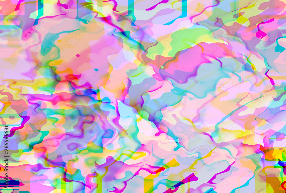 Poster Abstract background with vibratn colorful ripple and color shift