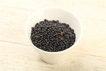 Black lentils
