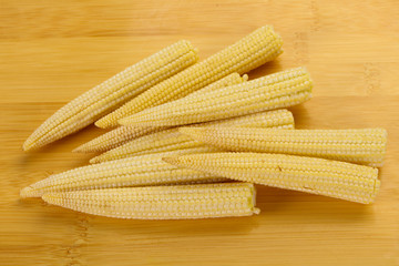 Raw baby corn