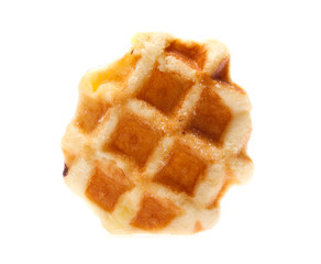 waffles isolated on white background
