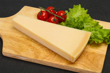Italian traditional parmesan cheese triangle