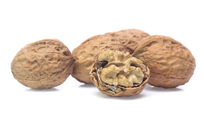 Walnut isolated on white background