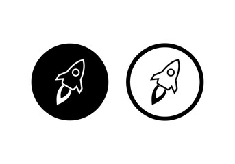 rocket icon symbol vector