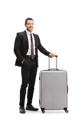 Man with a suitcase