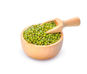 mung bean on white background