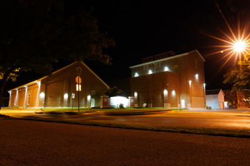 Night time Street Beauty glowing up the night