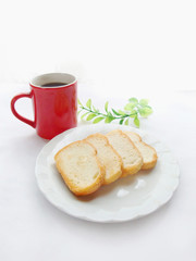 ラスクとコーヒー