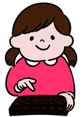 そろばん＿女の子