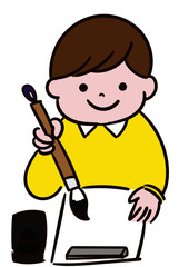 習字＿男の子