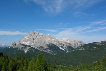 Beautiful mountains in Tre Cimе natural park. Dolomites, Italy