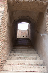 Obraz premium Detailed view of Ostia Antica, Province of Rome, Lazio, Italy.
