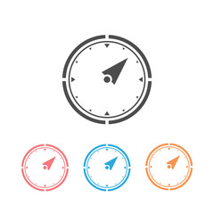 Vector compass icon. Vector web design isolated