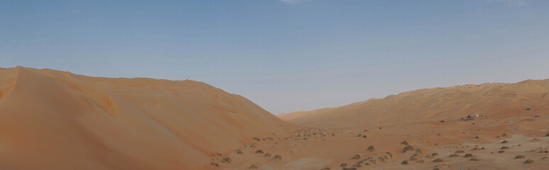 Panorama der arabischen Sandwüste