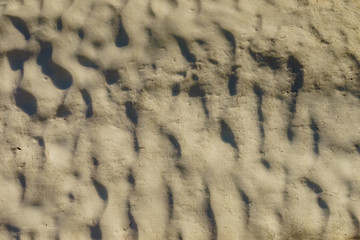 Snowy wall background texture