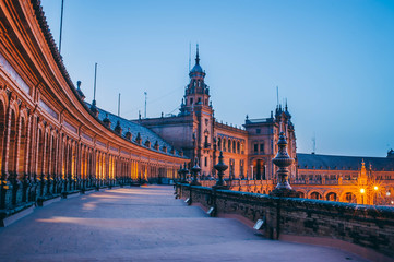 Séville place d'Espagne Espagne