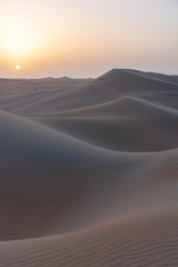 Arabische Sandwüste bei Sonnenaufgang © SKatzenberger