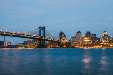 Fototapeta premium Vue New York City Ponts