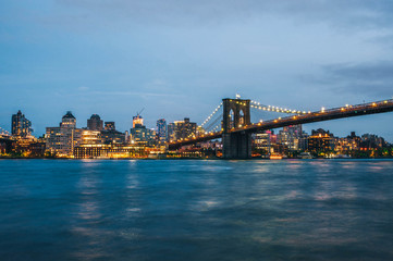 Fototapeta na wymiar Vue New York City Ponts