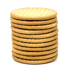 cookies on a white