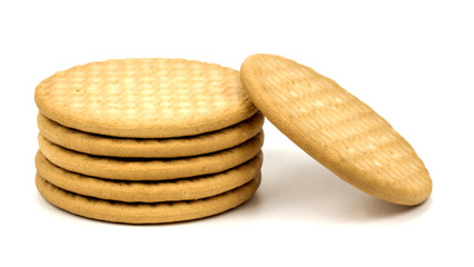 cookies on a white background