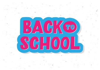 Back to school hand drawn lettering