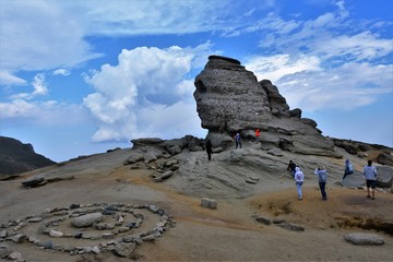 The Sphinx in Bucegi National Park, Romania - Natural rock formation