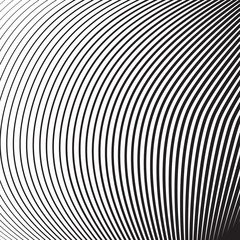 abstract lines background. monochrome texture with waves.