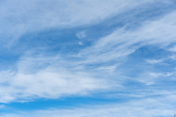 Blue Sky and clouds background; nature background