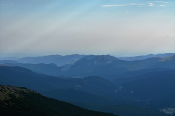 Fototapeta premium summer landscape of the Carpathian mountains