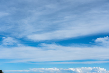 Fototapeta premium Blue Sky and clouds background; nature background