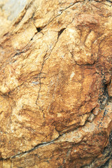 Rough stone texture with cracks