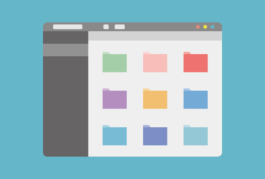 ウインドウとフォルダー