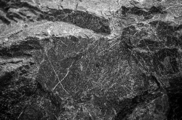 Stone texture in black and white color